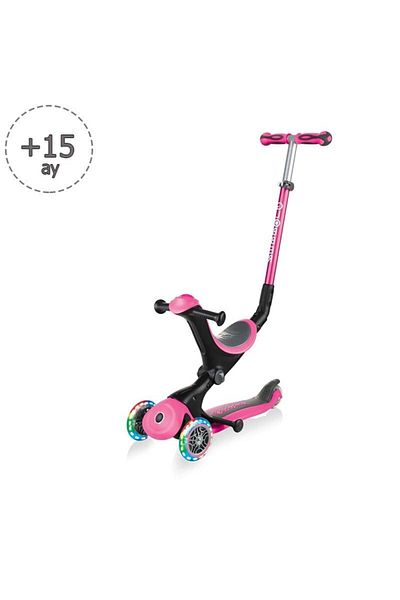 OYUNCAK GEZEGENİ Globber Go up Deluxe Light up Scooter - Pink