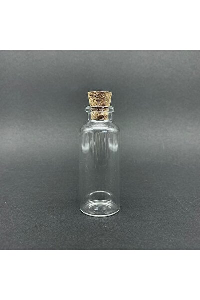 junibeliw 3 Adet Çok Amaçlı Boş 35 Cc Şeffaf Cam Küçük iksir Şişesi Mantar Tı...