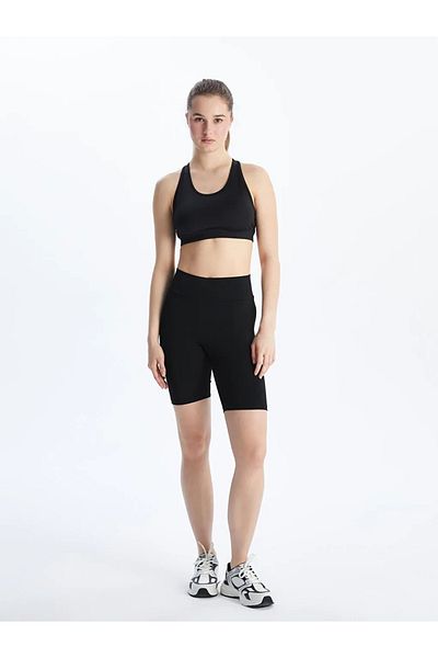 LC Waikiki Xside Black Elastic Waist Women's Shorts Leggings