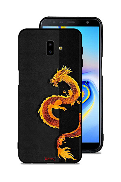 Tolwak Samsung Galaxy J6 Plus Protective Case Cover Dragon Art
