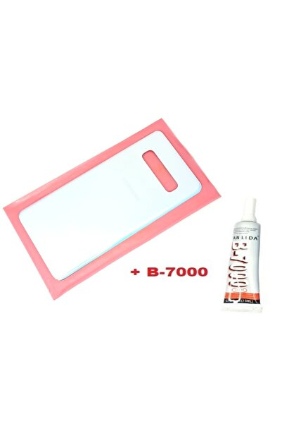 indirimplus Samsung Galaxy S10 Plus Arka Pil Batarya Kapağı (CAM+B 7000) BEYAZ