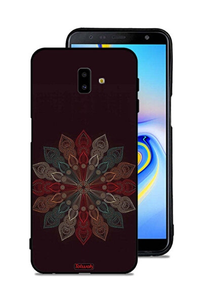 Tolwak غطاء حماية لهاتف سامسونج جالاكسي J6 بلس بتصميم زهرة ماندالا