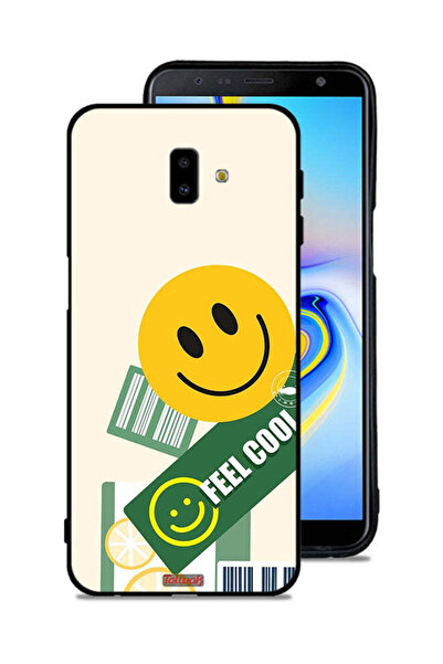 Tolwak غطاء حماية لهاتف Samsung Galaxy J6 Plus بملصق Feel Cool