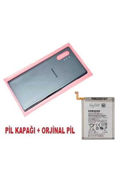 indirimplus Samsung Galaxy Note 10 Plus Arka Pil Batarya Kapağı + PİL (CAM) S...