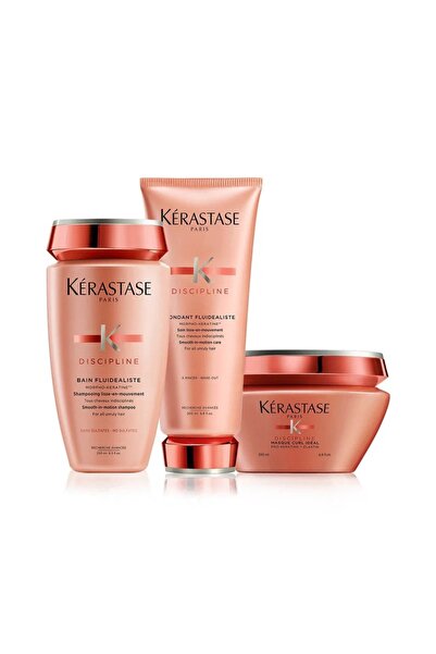 Kerastase مجموعة ديسيبلاين الثلاثية من الشامبو والبلسم والقناع | خالية من الك...