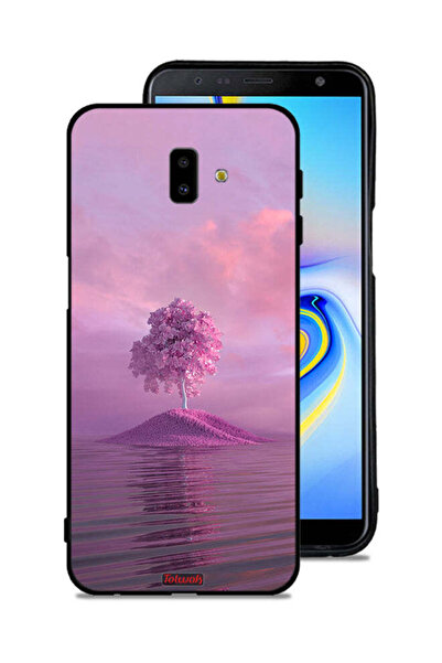 Tolwak غطاء حماية لهاتف Samsung Galaxy J6 Plus - شجرة - Unsplash