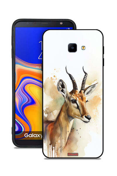Tolwak غطاء حماية لهاتف Samsung Galaxy J4 Core بتصميم فن تجريدي من الغزلان