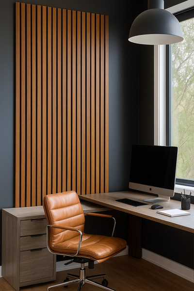 ATS YAPI AKUSTİK Teak Kendinden Yapışkanlı Çıta – 12 Adet | 240 cm Uzunluk | ...