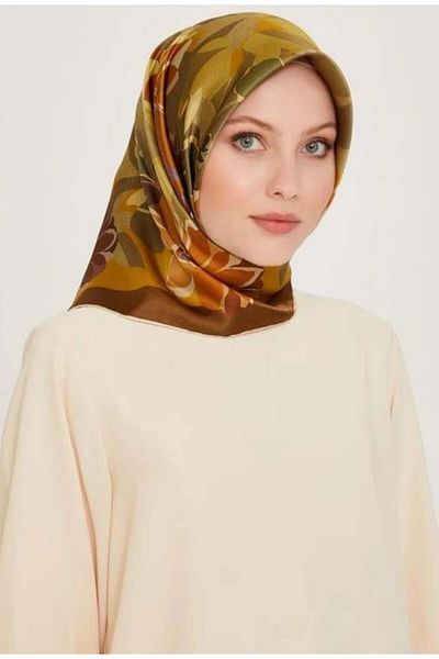 Armine Twill Pure Silk Scarf 9238D 34