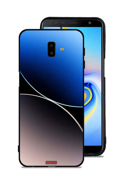 Tolwak غطاء حماية لهاتف سامسونج جالاكسي J6 بلس بنمط خطوط منحنية