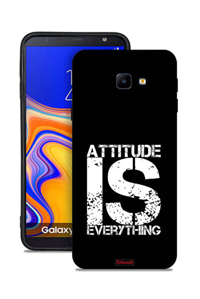 Tolwak غطاء حماية لهاتف Samsung Galaxy J4 Core بتصميم Attitude Is Everything