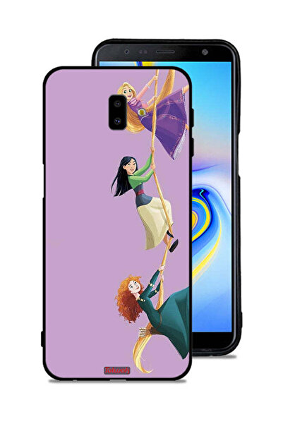 Tolwak Samsung Galaxy J6 Plus Protective Case Cover Girls Climbing Art