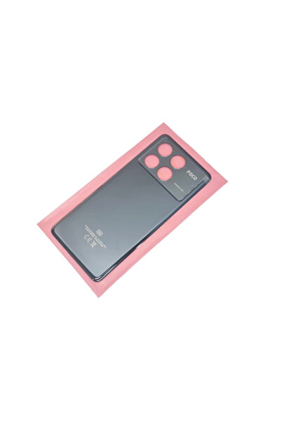 indirimplus Xiaomi POCO X6 Pro Arka Pil Batarya Kapağı SİYAH
