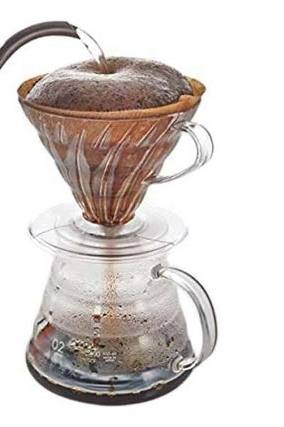 rank v60 Drip Coffee Set with Glass Funnel and Server