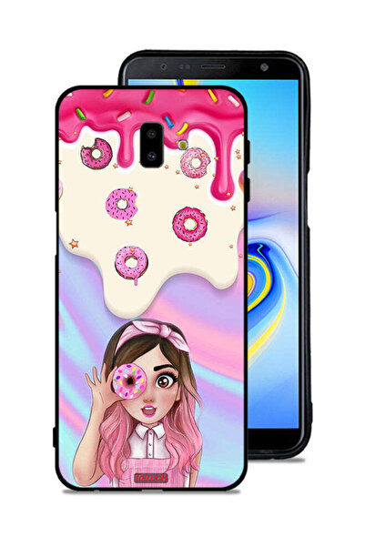 Tolwak غطاء حماية لهاتف Samsung Galaxy J6 Plus يحمل صورة دونات