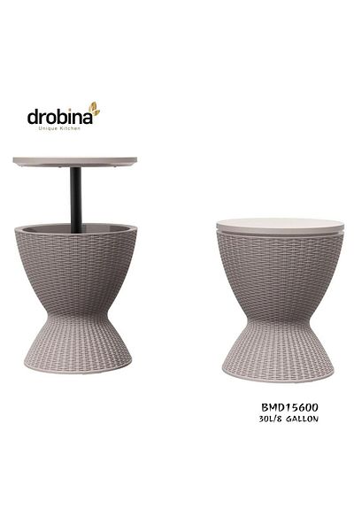 drobina Dropina table with icebox