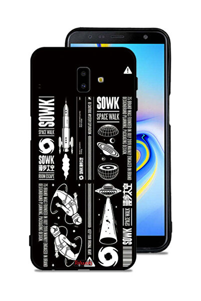 Tolwak Samsung Galaxy J6 Plus Protective Case Cover Sowk Space Walk Sticker