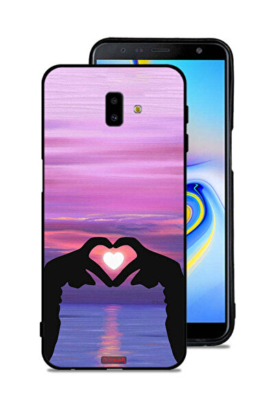 Tolwak Samsung Galaxy J6 Plus Protective Case Cover Heart Moon