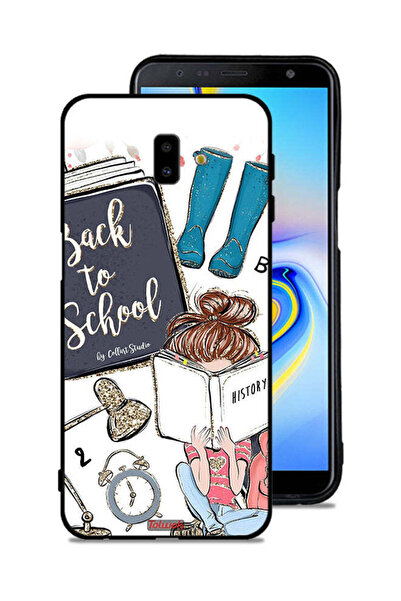 Tolwak غطاء حماية لهاتف سامسونج جالاكسي J6 بلس بتصميم فتاة مدرسية تقرأ التاريخ