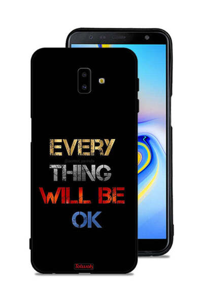 Tolwak غطاء حماية لهاتف Samsung Galaxy J6 Plus كل شيء سيكون على ما يرام