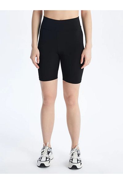 LC Waikiki Xside Black Elastic Waist Women's Shorts Leggings