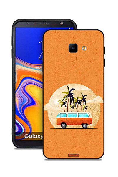 Tolwak غطاء حماية لهاتف Samsung Galaxy J4 Core بتصميم حافلة فنية
