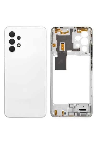 indirimplus Samsung Galaxy A32 SM A325F Kasa Arka Kapak FULL Takım BEYAZ