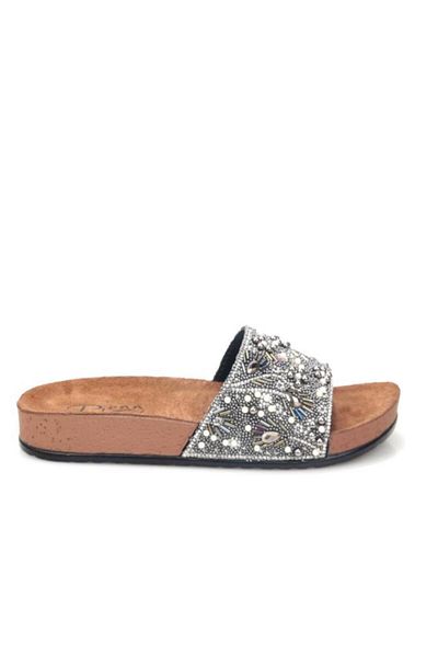 Papuçcity Pien 03172 Orthopedic Women's Stone Slippers