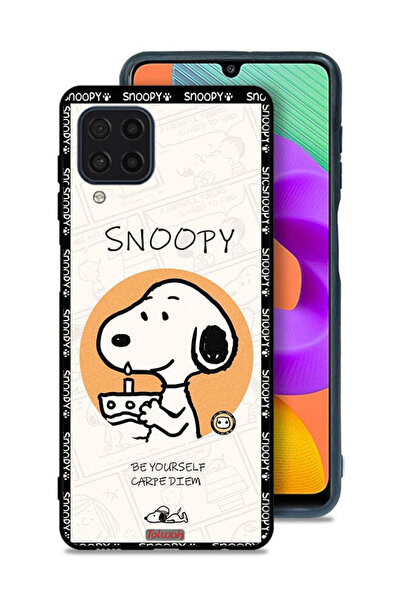 Tolwak Samsung Galaxy M32 4G Protective Case Cover Snoopy Be Yourself