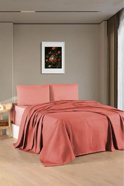 Kristal Bamboo Elastic Sheet Double Pique Set Tile