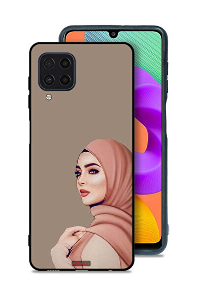 Tolwak Samsung Galaxy M22 Protective Case Cover Beautiful Hijab Girl
