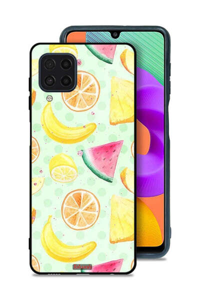 Tolwak غطاء حماية لهاتف سامسونج جالكسي F22 برسومات فنية بألوان مائية وفواكه