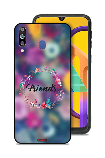 Tolwak غطاء حماية لهاتف سامسونج جالاكسي M30 بتصميم خاتم أصدقاء الزهور