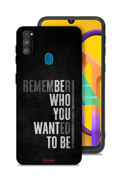 Tolwak غطاء حماية لهاتف سامسونج جالكسي M30s تذكر من أردت أن تكون