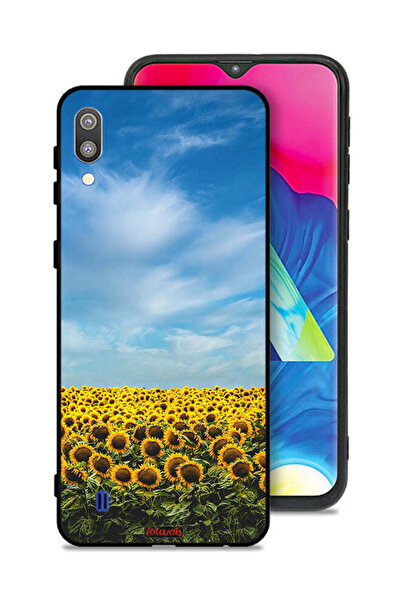 Tolwak غطاء حماية لهاتف سامسونج جالاكسي M10 - عباد الشمس تحت السماء