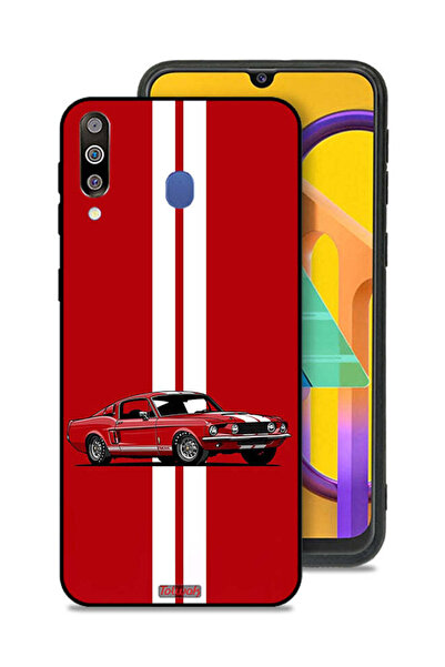 Tolwak Samsung Galaxy M30 Protective Case Cover Vintage Car Abstract Art
