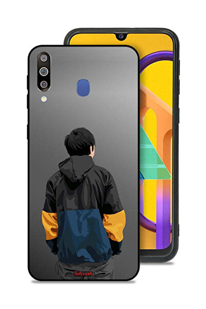 Tolwak غطاء حماية لهاتف سامسونج جالاكسي M30 بتصميم صورة صبي
