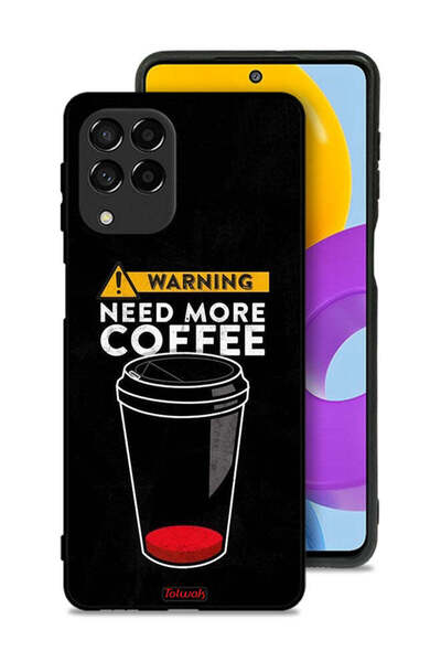 Tolwak غطاء حماية لهاتف Samsung Galaxy M53 - هل تحتاج إلى المزيد من القهوة؟