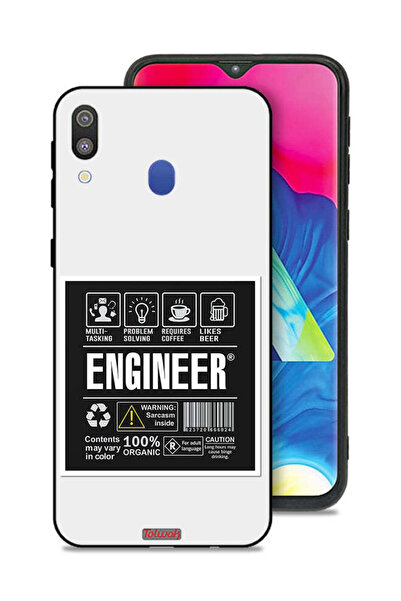 Tolwak غطاء حماية لهاتف سامسونج جالاكسي M20 - ملصق المهندس