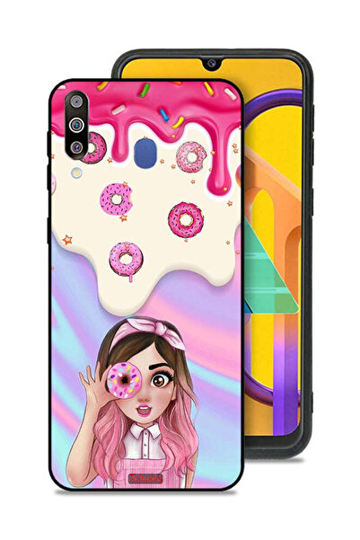 Tolwak غطاء حماية لهاتف سامسونج جالكسي M30 يحمل صورة دونات