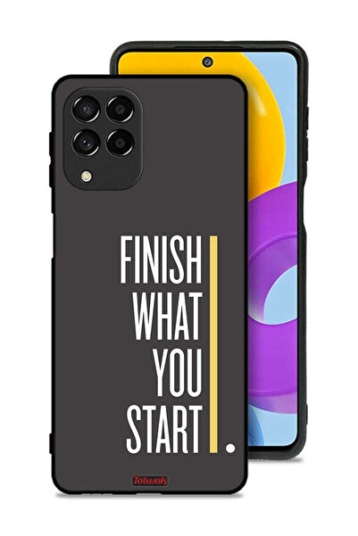 Tolwak Samsung Galaxy M53 Protective Case Cover Finish What You Start