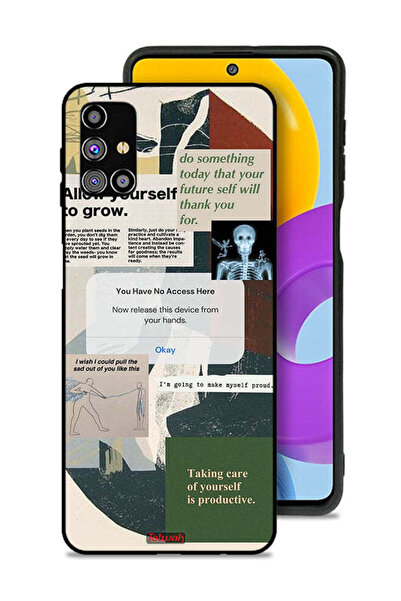 Tolwak غطاء حماية لهاتف Samsung Galaxy M31s اسمح لنفسك بالنمو