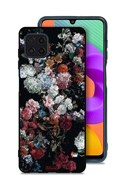 Tolwak غطاء حماية لهاتف سامسونج جالكسي M22 بنقشة ورود عتيقة