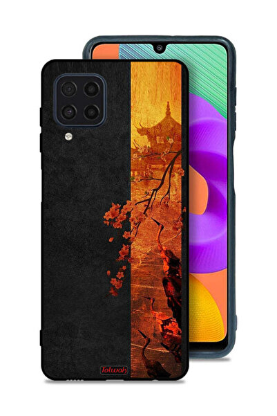 Tolwak Samsung Galaxy M32 4G Protective Case Cover Autumn Colors Art