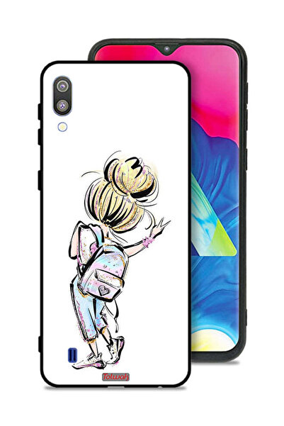Tolwak غطاء حماية لهاتف سامسونج جالاكسي M10 بتصميم فتاة العودة إلى المدرسة