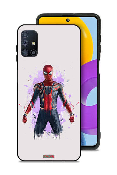 Tolwak غطاء حماية لهاتف سامسونج جالكسي M51 بتصميم العنكبوت الحديدي