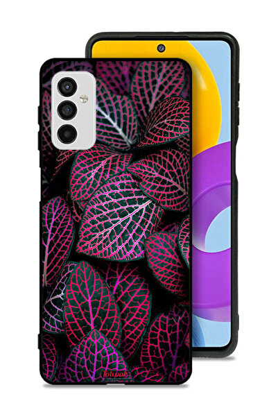 Tolwak غطاء حماية لهاتف سامسونج جالاكسي M52 5G بنقشة أوراق سالجا