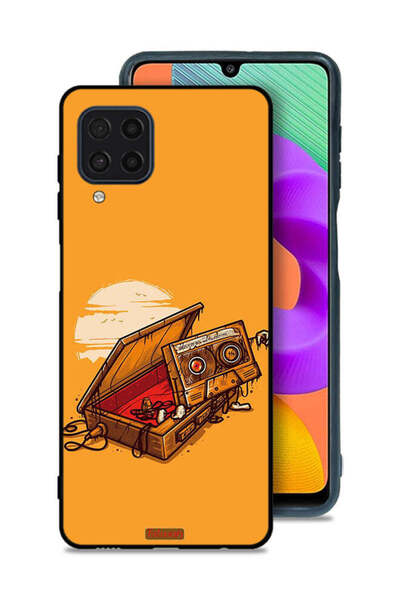 Tolwak غطاء حماية لهاتف سامسونج جالكسي F22 - فن الكاسيت والشريط اللاصق