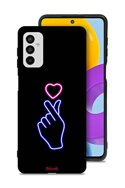 Tolwak غطاء حماية لهاتف سامسونج جالاكسي M52 5G بنقشة قلب سناب