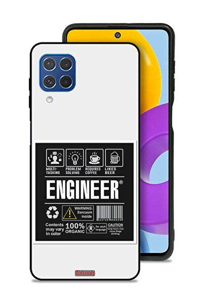 Tolwak غطاء حماية لهاتف سامسونج جالاكسي M62 - ملصق المهندس